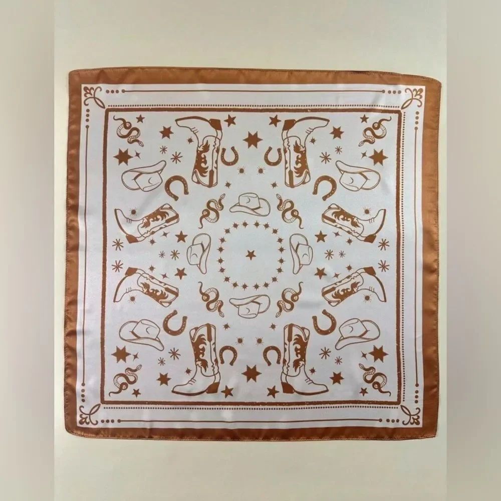 Bandana with Western Print H12